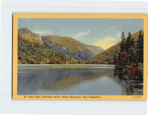 Postcard echo lake - postcard, franconia